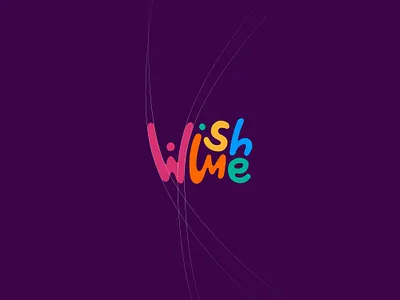 WishMe Logo app branding app design app logo brand identity brand logo branding bright colours clean logo design colour palette colourful logo design graphic design inspiration logo logo construction logo design logo inspiration modern logo typography visual identity