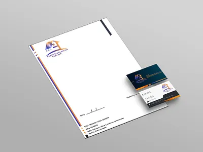 Letter head and business Card branding businessprofile company profile design graphic design