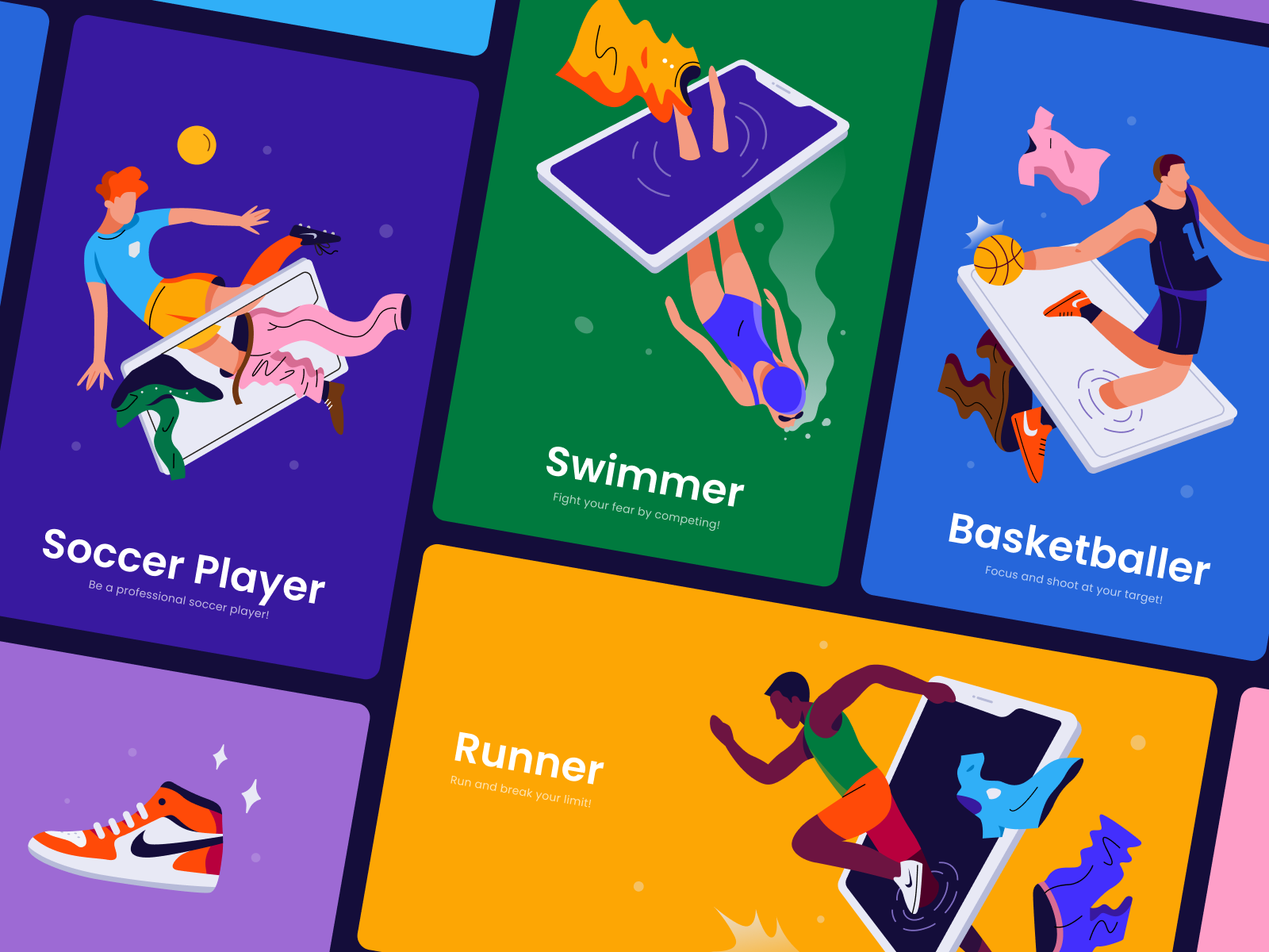 Example of Icons & Illustrations