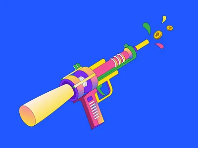 Crypto art design exercise illustration minimal ui vector