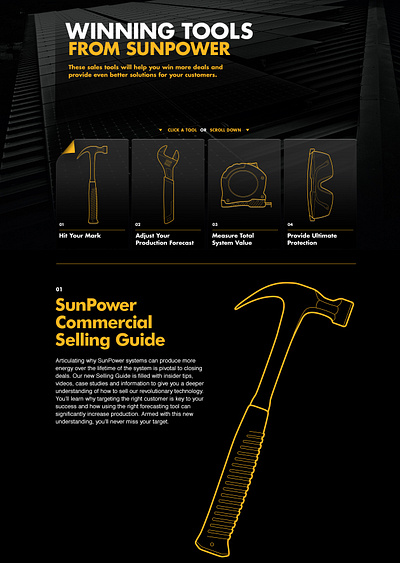 Sunpower promo landing page branding landing page product design ui design ux design