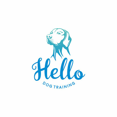 Hello Dog Training branding design dog graphic design illustration logo vector