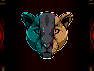 Jaguar head vector animal big cat design graphic design illustration jaguar vector