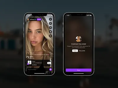 Sept — Smart Shopping App audience buy chat clean design ecommerce feature figma ios ios app livestream mobile app product design shop simple ui user experience user interface ux