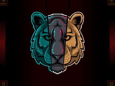 Tiger head vector animal beast big cat design graphic design illustration roar tiger tiger head vector wild