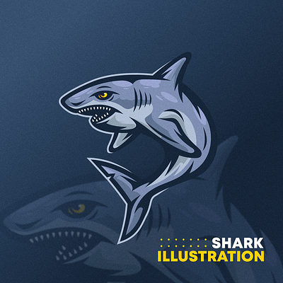 Shark Vector Illustration design detailed digital art drawing illustration logo shark sharks vector vector drawing vector illustration water animal