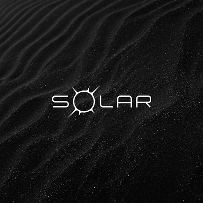 solar ai black branding design graphic design inspiration lettering logo space vector