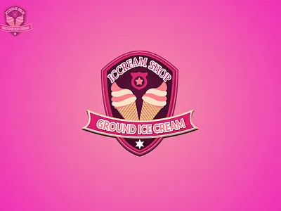 IceCream Logo Design animation branding branding logo brqnding design graphic design icon illustration logo logo design minimal logo modern logo premium logo shop logo unic logo vector vector logo