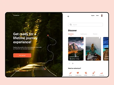 Travel with me 3d animation branding design graphic design illustration logo motion graphics ui vector
