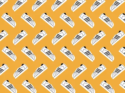 Adidas Super Star Pattern - Illustration background clean concept design drawing fashion flat graphic design illustration line work minimal pattern shoe simple sneaker streetwear vector wall paper