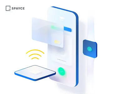 Spayce Illustrations app branding design graphic design illustration illustrator mobile ui vector vectors web design