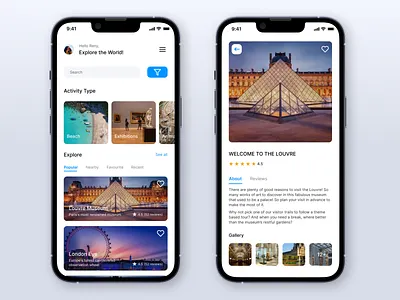Virtual Tourism design experiencedesign explore mobileapp productdesign tourism travel uidesign uxdesign world
