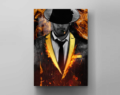 the man to be fire art canva canvas canvas art canvas wall art design mordern wall wall art