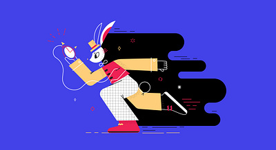 Big time character design design digital digital art digital illustration draw flat geometric illustration vector