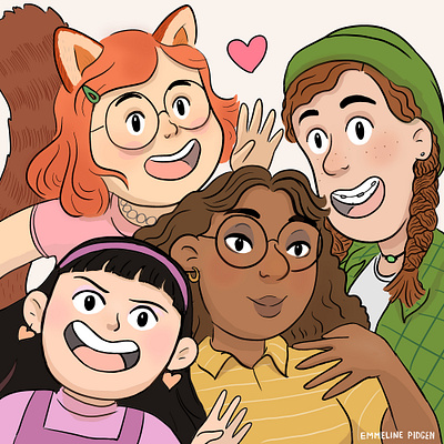 Turning Red Fan Art comics disney fan art illustration kid lit mei pixar turning red turning red fan art