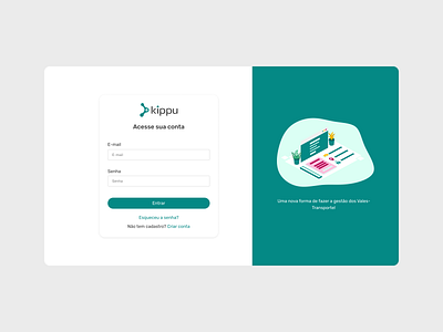 Log in page login ui