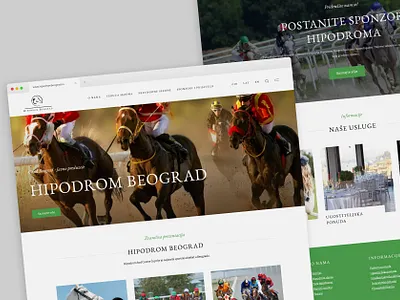 A tradition that lasts branding clean design hippodrome kirby kirby cms landing layout website