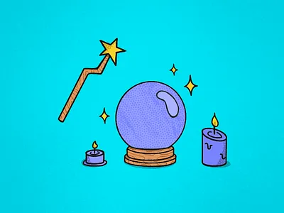 Day 17 — Magic design illustration magic procreate