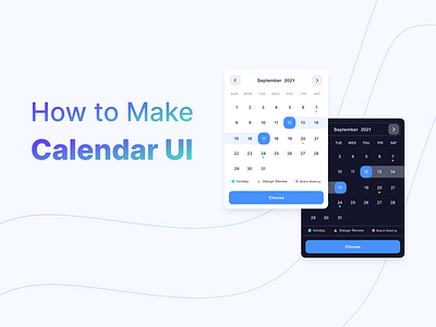 Calendar UI calendar component design ui uicalendar uicomponent uidesign uiux design webdesign