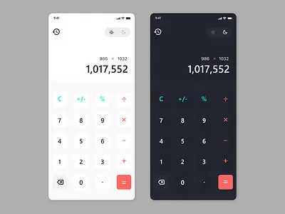 Daily UI 004 | Calculator app application calculator daliyui design graphic design ui ux