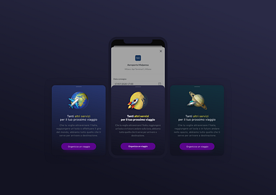 To the moon bottom sheet design mobile ui