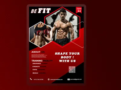 Social Media Ad Design animation branding design flyer graphic design gym logo motion graphics ui