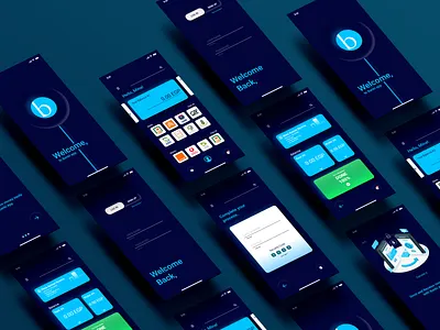 Banki App UI app design application design graphic design ui ui design