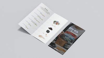 Agria Terrariums and DIY Kits branding brochure design flyer graphic design logo minimal pamphlet typography vector