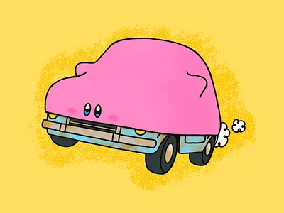 Day 18 — Game design game illustration kirby nintendo procreate