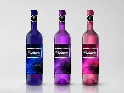 Wine Bottle Designs branding design graphic design typography