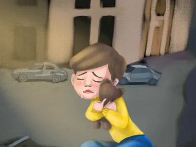 :)) digitalart digitaldrawing digitalpainting gloryukraina photoshop sad sadchild