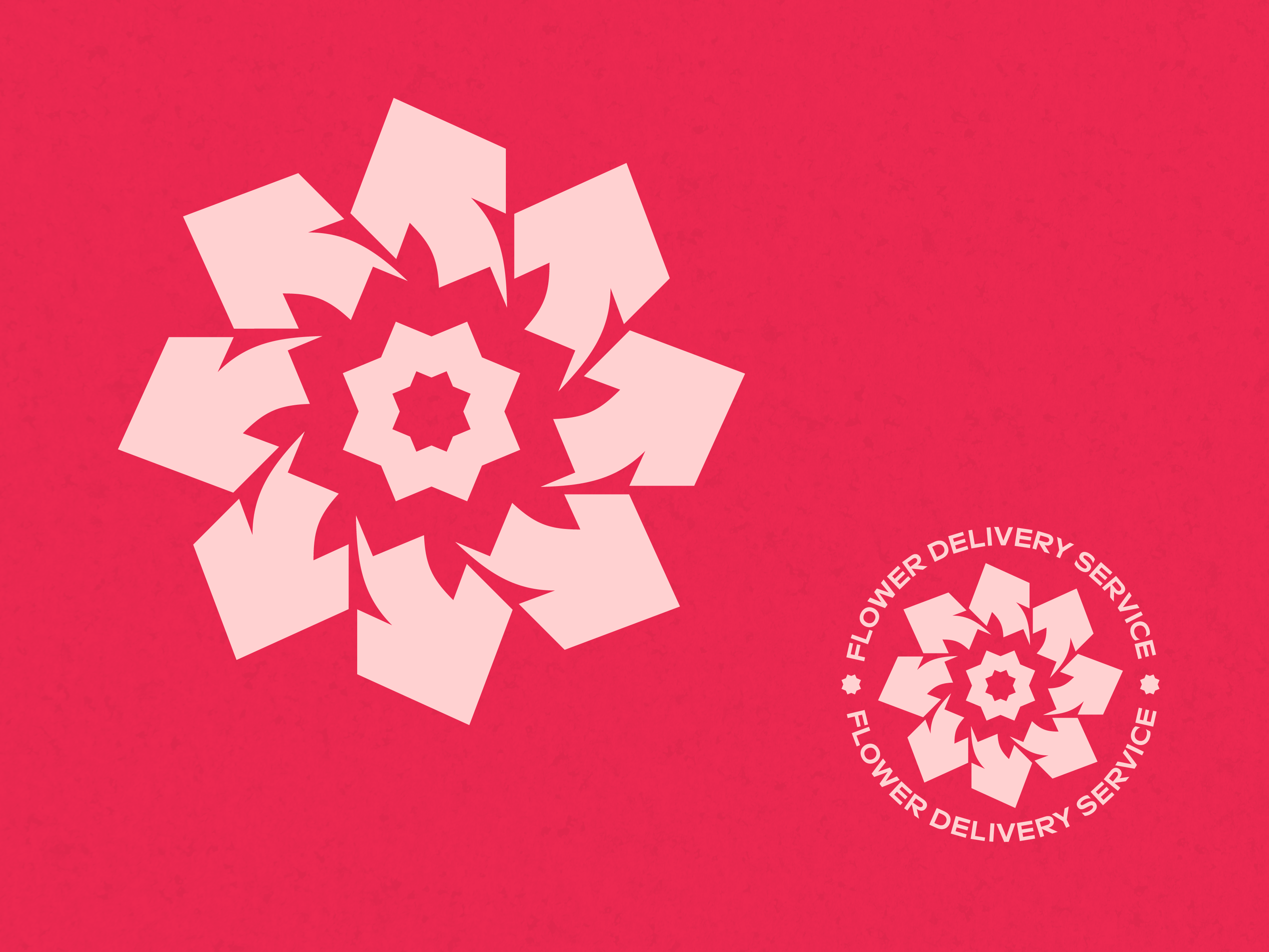 Example of Flower delivery service logo