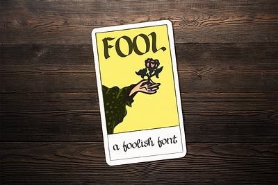 Fool Font aprils fool fool foolish fun font funky font hand drawn font quirky font tarot weird font