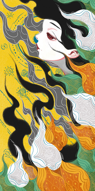 look up design illustration