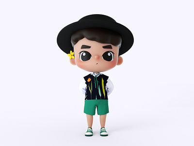 嗯～ 3d character cute