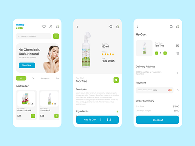 Mama Earth App Redesign app designer appdesign case studies mamaearth app redesign startup ui uiinspiration uitrends uiux ux ux inspiration uxinspiration uxtrends