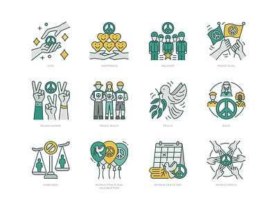 World Peace Free Icons charity diversity faith free icon freedom human rights icon icon design icons illustration justice legal liberty no war nonviolence peace share unbiased world peace world peace day