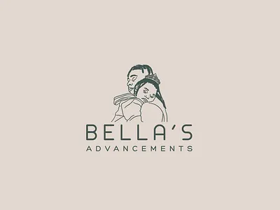 Custom Minimalist Illustration Themed Logo from Photograph child custom minimalist logo design illustration parents love them logo from photograph