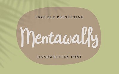 Mentawally Font branding design display font graphicdesign handlettering handwritten font illustration logo unique