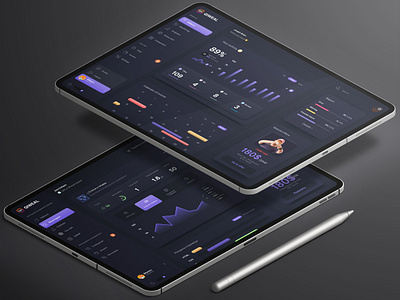 Analytics Dashboard 3d app art branding chart crytpto dark dashboard design figma gradient graphic design illustration interface nft typography ui ux web web design