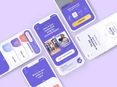 Nüli App - Onboarding app design mobile ui ux