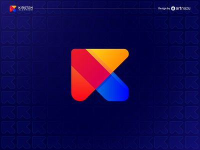 Kirsten Alvarado logo and branding design project. artnazu brand designer branding colorful design dribbble flat gradient icon kletter letterlogo logo logo designer minimal modern monogram symbol top dribbble designer typography vector