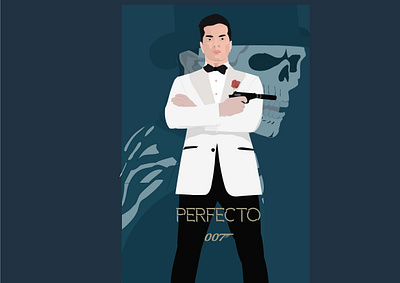 Perfecto as Agent 007 [Spectre, 2015] art counterstrike illustration movie