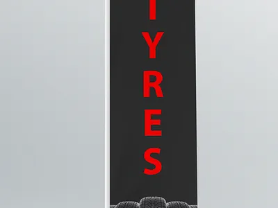 Tyres Feather Flag Design advertising banner branding businessdesign design feather flag featherflag flag tyres