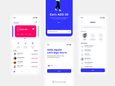 Wallet App UI animation app bank design figma finance graphic design illustration interface mobile moeny send ui uidesign uiux ux uxui wallet walletapp web