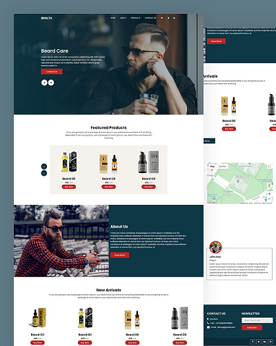 Brolta beard growth bootstrap css html5 responsive template