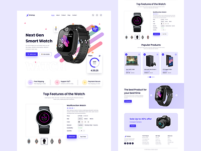 Best Gadget UI Website branding design figma gadget graphic design landing page product design technology ui ui design uiux user interface ux watch web