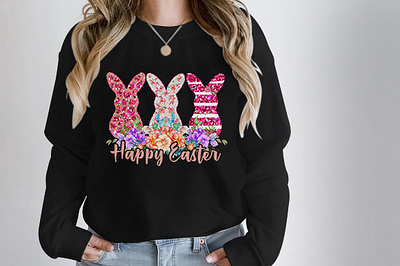 Happy Easter T-shirt design easter easter sublimation graphic design happy easter logo mom shirt svg t shirt