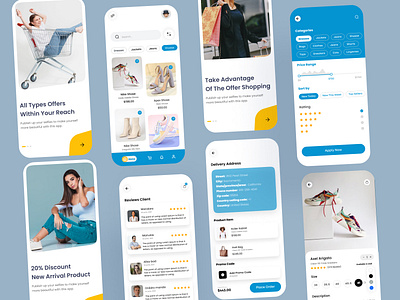 Fashion E-Commerce App cart checkout clean clothes crypto e commerce shop ecommerce fashion fashion app minimal mobile app mobile design outfit serif shirt shopping app size store ui ux