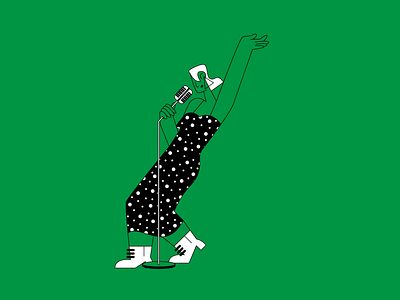 The Band | Soloist band vector behance character character design design flat character flat desing illustration illustrator jazz band jazz singer microphone vector music band music illustration procreate singer singer vector soloist vector vector vector illustration